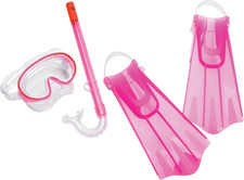 Aqua Quest Swim Mask, Snorkel Fins Set