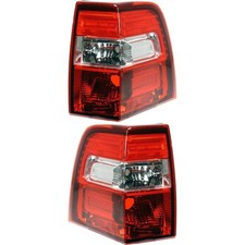 2pcs Tail Light Bulb Clear Red L/R Ford Expedition 2007-2017 FO2800201C