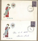 Australia 1962 Royal Christmas  FDC Cover x2 NSW Postmark Killlara Hoxton Park