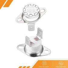 2 x Temperature Control Switch Thermostat KSD301 180 C 10A NC, Ceramic Material