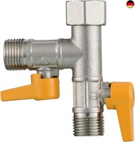 Ciencia 3 Wege Umschaltventil StüCk T-Stueck G 1/2 Messing T-Adapter FüR D