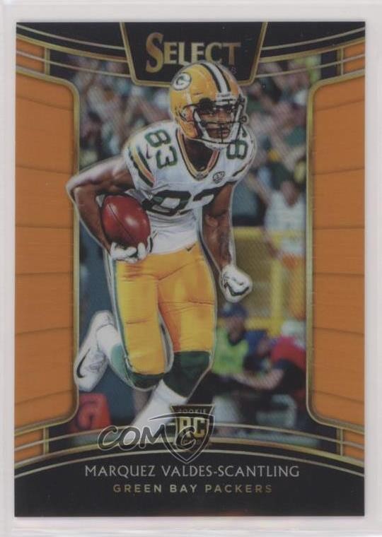 2018 Select Concourse Orange Prizm 23/49 Marquez Valdes-Scantling Rookie RC h8k