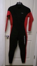 NWT HEVTO wetsuit. NEW W/TAGS. Black Red Sz LT Unisex Guardian Swim Protection