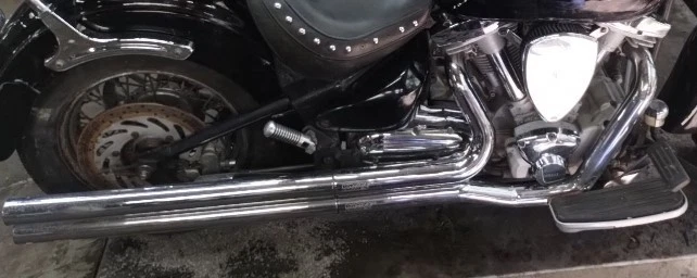 Yamaha XV1600 2001 Road Star COBRA escape cabezal silenciador tubos  Foto 2 de 4