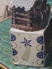 VTG Miniature Nativity Set Shiny Brite Hard Plastic Manger Hong Kong Xmas Decor — photo 10