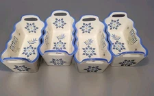 Lot 4 Temp-Tations Holiday Hanukkah Festive Lights Ramekin Mini Loaf Pan Menorah