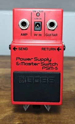 Boss PSM-5 Power Supply & Master Switch Guitar Effects Pedal, 9V Made In Japan