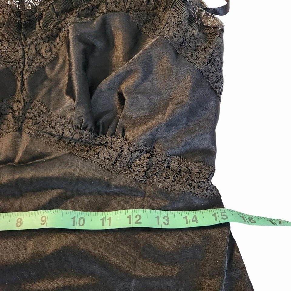 Vestido sin Mangas Negro Charmode Vintage Años 50 Encaje Volantes Dobladillo Ajustable Midi Lindo Gótico Foto 3 de 4