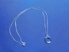 GRANDMA GRABE'S BEAUTIFUL VINTAGE 925 STERLING SILVER RING 2.37G NECKLACE
