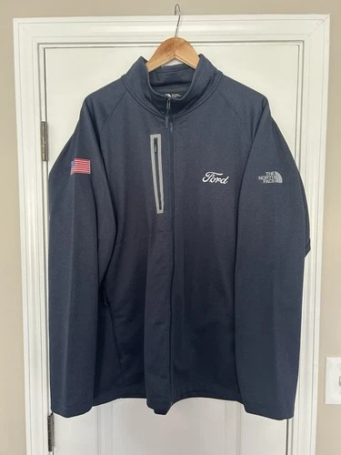 Ford Blue North Face Canyon Flats Full Zip - 3 Zippered Pockets - 2XL - product listing photo