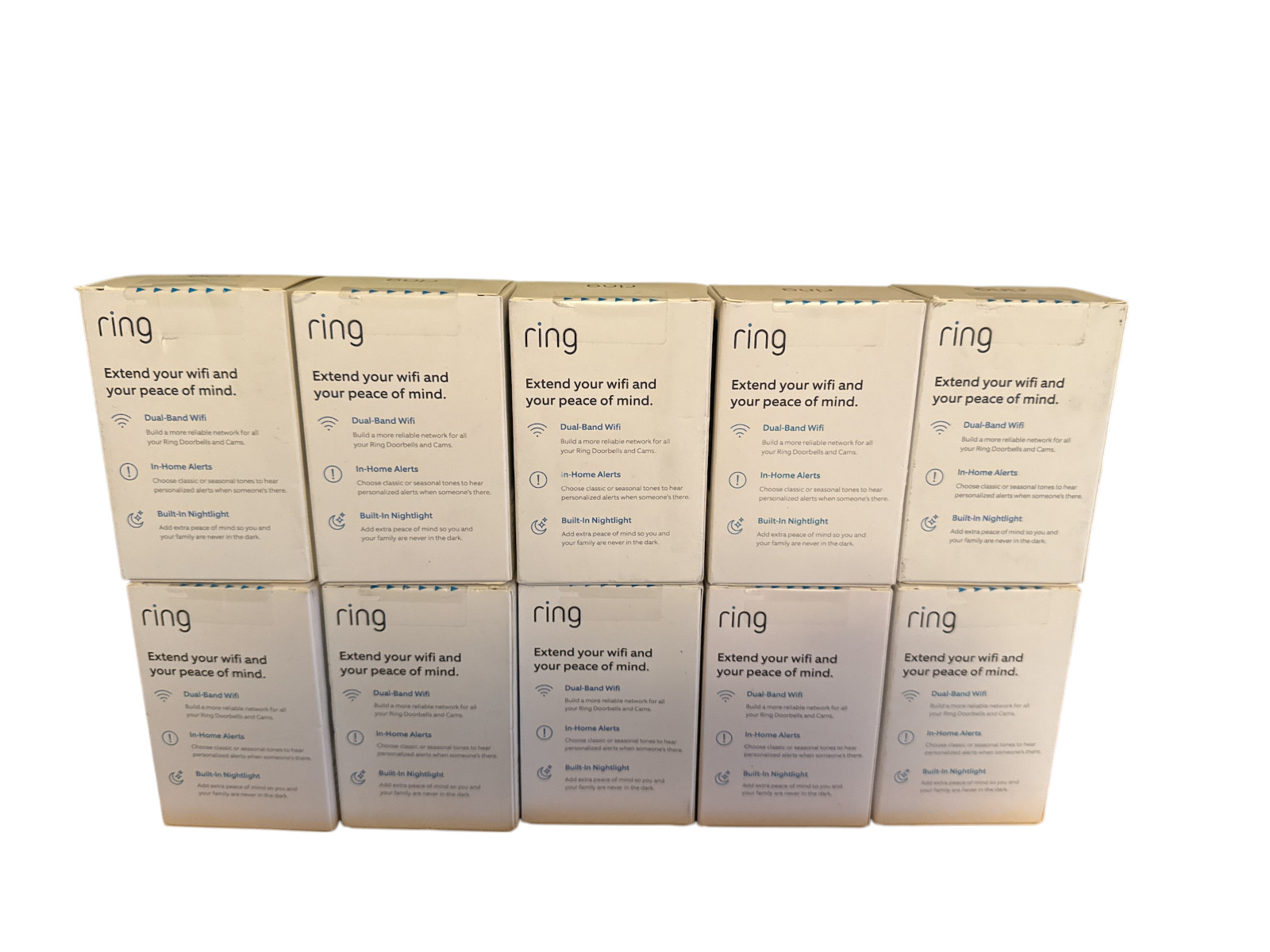 Ring Chime Pro Wifi Extender and Chime for Ring Devices (Ten Pack)