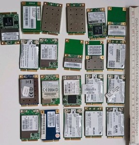 21x Konvolut Wireless WiFi Link Mini-PCIe WLAN-Karte Netzwerkarten Laptop