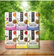Numi Organic Stay Healthy Tea Variety Pack 12 Boxes (18 tea bags per box)