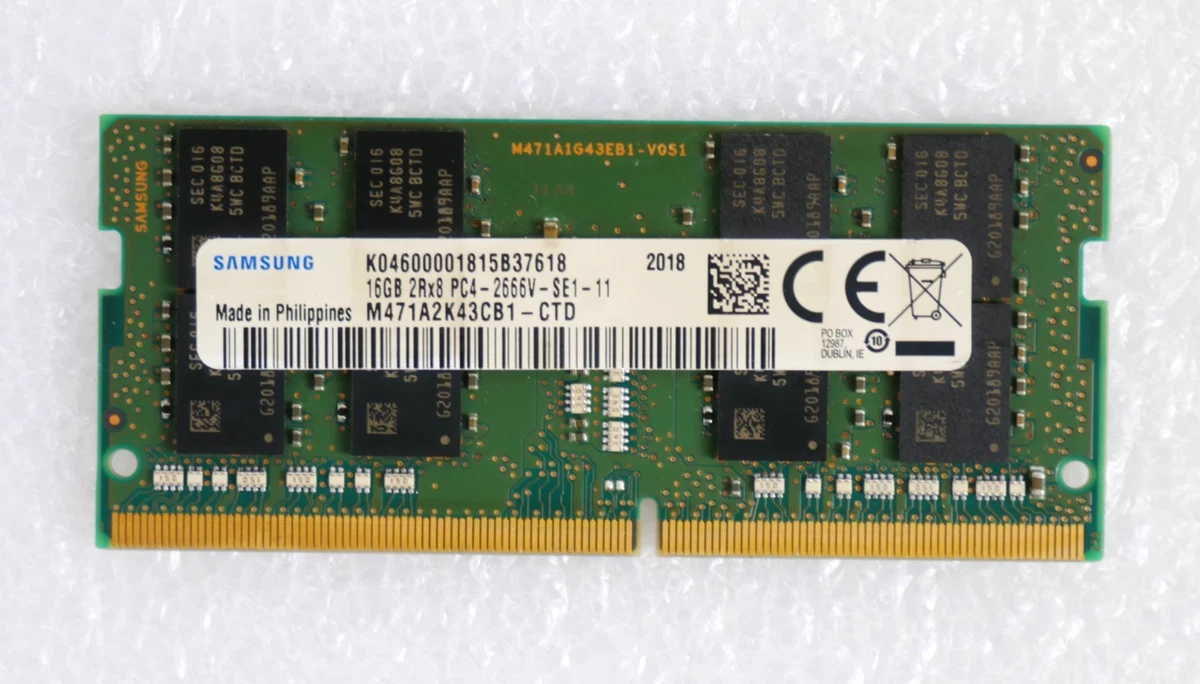 Samsung DDR4 SDRAM 16 GB Capacity per Module Memory (RAM) Just