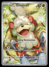 Hisuian Growlithe 181/167 Illustration Rare Twilight Masquerade Pokemon Holo NM on eBay