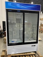 Avantco GDS-47HC-W 2 Sliding Glass Door Refrigerated Merchandiser White