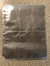 ULTRA PRO 6 Pocket Platinum Tall Boy Page Sheets Lot (6)