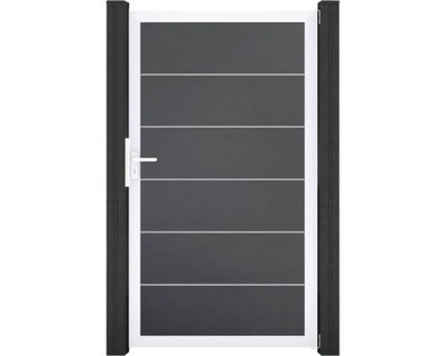 Einzeltor GroJa BasicLine Premium DIN universal vormontiert ohne Pfosten Rahmen 