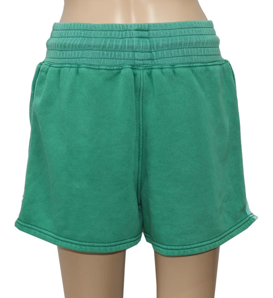 Pantalones Cortos Free People FP Movimiento Verano Calado Cintura Alta Pull-On Bolsillos Verdes S Foto 3 de 4