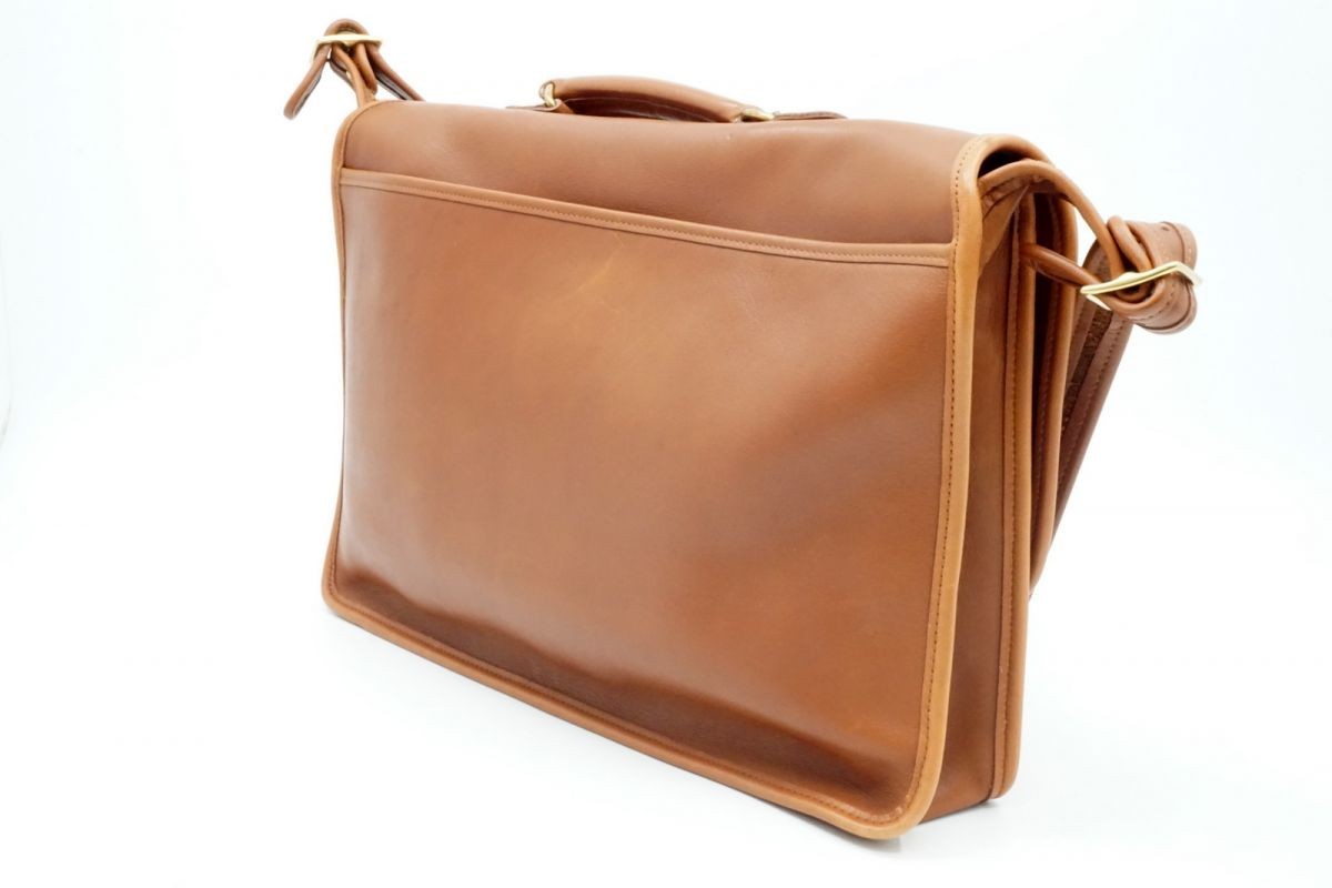 バッグ Old Coach Leather Briefcase 2way Brown Old COACH Vintage 2way Shoulder Bag Briefcase 5180 Turn Lock