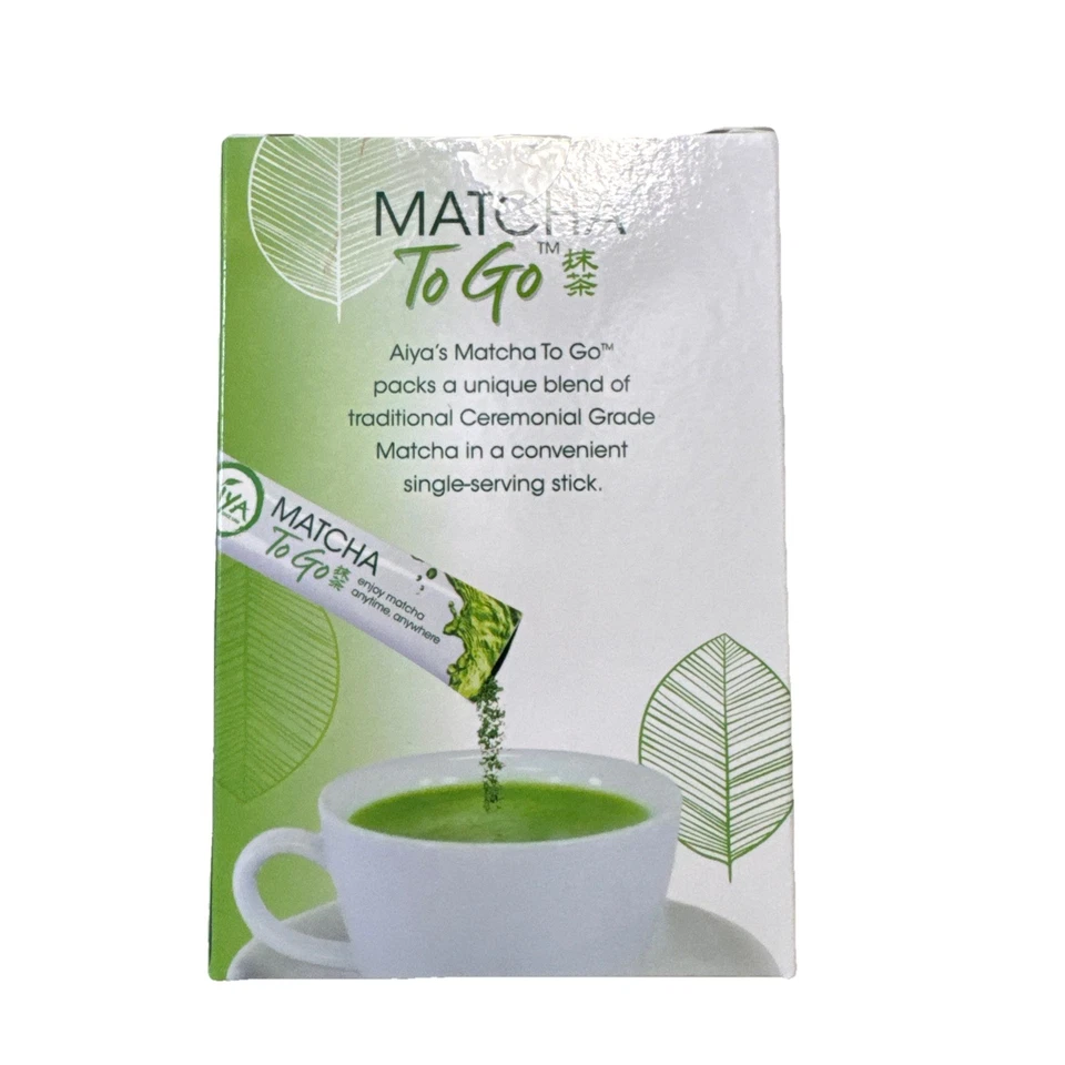 Palos Aiya Matcha to Go 4 G cada uno/paquete de 10 té verde japonés Foto 2 de 4