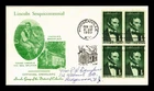 US COVER ABRAHAM LINCOLN SESQUICENTENNIAL FDC SCOTT 1113 BLOCK OF 4