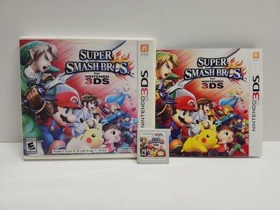 Super Smash Bros. Nintendo 3DS Complete CIB Tested Mario Zelda Mega Man 2014