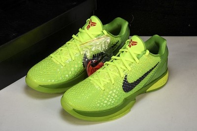 NK Zoom Kobe 6 Protro Grinch 2020 Green Reverse CW2190-300 Men's Size 7-14