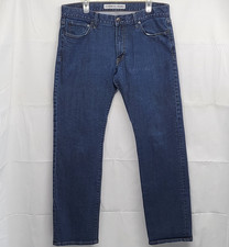 Express Mens Jeans Rocco Slim Fit Straight Leg 36X34 (Fit 36 X 32 ) Denim Pants