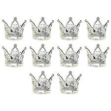 10 StüCke Kronprinzessin Topper Kristall Kinder Haarschmuck für Hochzeit G4925