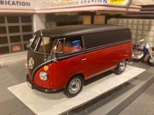 1960 Volkswagen Type 2 Van, 1/43 Scale Tutone Black & Red