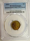PCGS Uncirculated Detail 1913 Lincoln Cent
