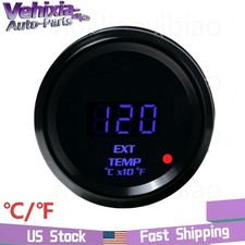 2 52mm Universal Blue Digital Led Fahrenheitcelsius Exhaust Gas Temp Gauge Usa