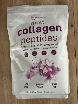 Multi Collagen Peptide Pulver-Hydrolysierte Protein Peptide (Typ l,l,ll,v,X)