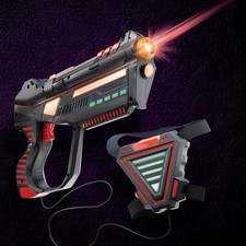 Hero Squad Rechargeable Laser Tag - 360 Sensors LCDs - Set of 4 - Gift