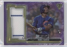 2020 Topps Triple Threads Single Jumbo Relics Amethyst 17/27 Robel Garcia 04zk
