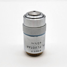 Leitz Microscope Objective PL Fluotar 40x 160/0.17  519737