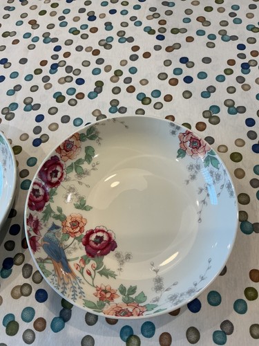DENBY MONSOON KYOTO 2 X PASTA BOWLS FINE CHINA TABLEWARE LOT B - Picture 6 of 14