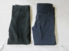 LOT OF 2 CHAPS BOYS TWILL UNIFORM PANTS SZ 14 SLIM EUC