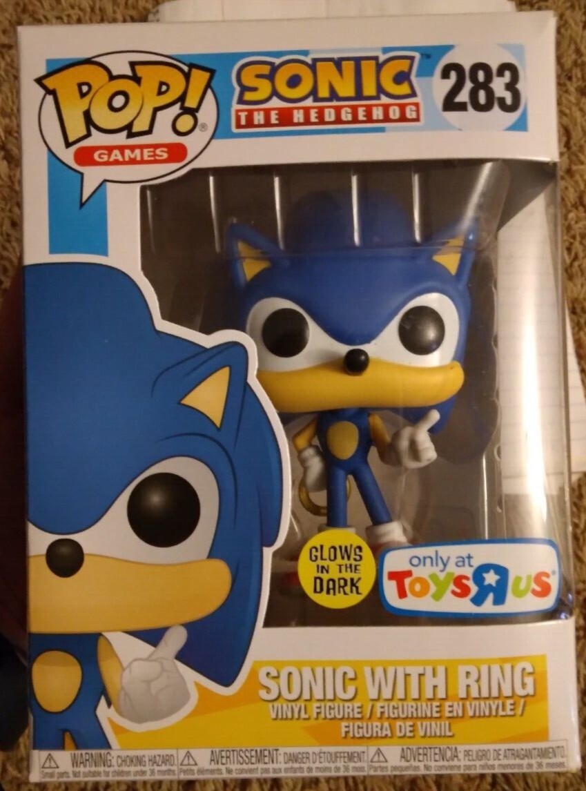 En Oferta Funko Pop Sonic Con Anillo Brillo En La Oscuridad Figura 283 Sonic The Eridgehog Gitd