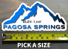 Pagosa Springs Sticker Decal Colorado Hot Wolf Creek Silverton Ouray Telluride