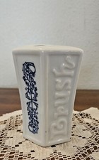 Ceramic Blue White Toothbush Holder. VTG Made in Japan. Village Bath Products.