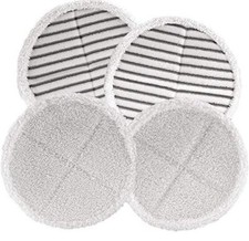 Bissell 2124 Spinwave Mop Pad Kit Replacement Pads, White