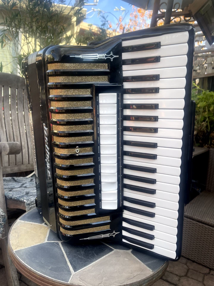 Acordeón de piano Dallape Organtone II LMH 41 120 cámara de doble tono Foto 3 de 4