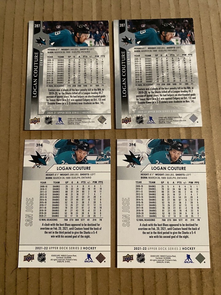 (12) Logan Couture Lot 1 San Jose Sharks eBay