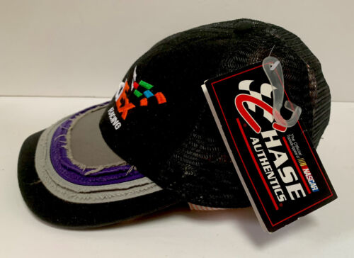 NASCAR FedEx Racing Denny Hamlin #11 Hat Cap Black/Purple Chase NEW With Tag - Picture 2 of 14