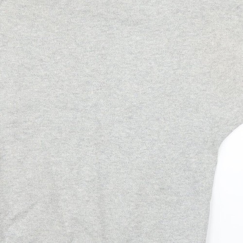 Evie Womens Grey Round Neck Cotton Blend Jumper Size 10 - Picture 10 of 12