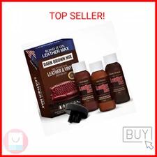 Leather Max Dark Brown Mix Vinyl and Leather Repair Kit - for Your Furniture, Ja