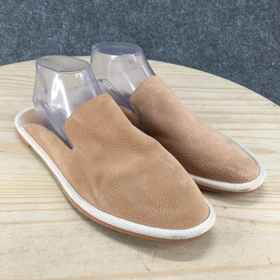 Zapatos Lucky Brands para mujer 11 M Mula beige cuero sin cordones informales bajos cómodos Foto 3 de 4