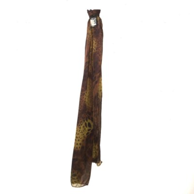 Foulard Polyester Léopard – Motif Brousse Africaine, Décoration Ou Accessoire, Neuf